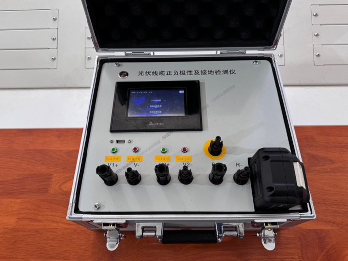 光伏線纜正負(fù)極性及接地檢測儀